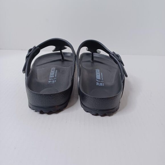 Birkenstock Sandals Womens 8 Black Gizeh EVA Thong Made in Germany Beachy Resort - Picture 7 of 12